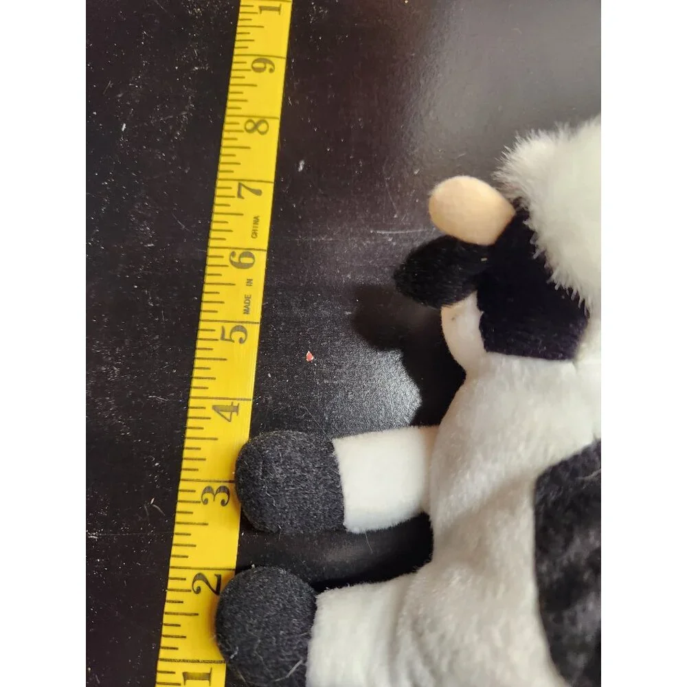Plush Cow Toy With Embroidered Rutter's Logo